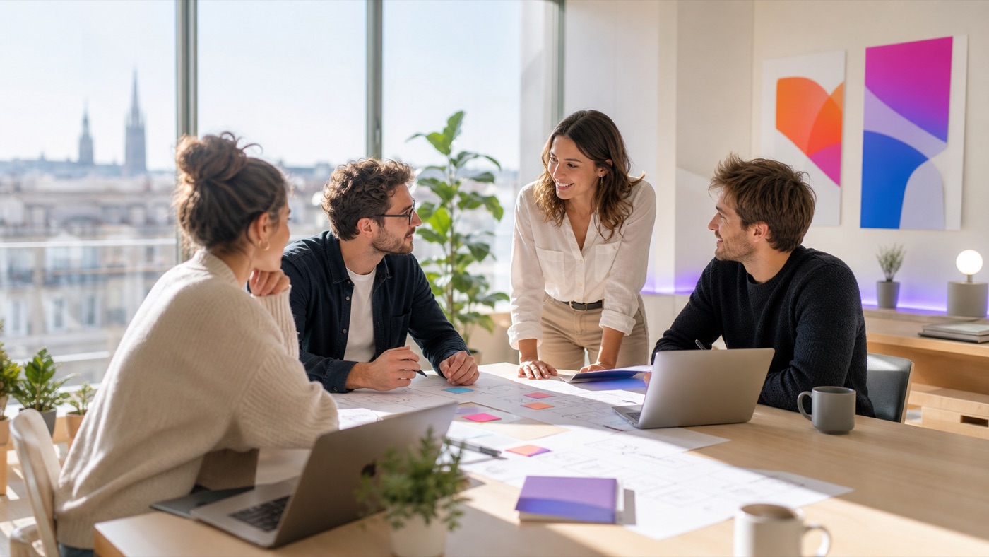 Atelier IA avec une équipe de PME autour de méthodes de travail et d'agents IA